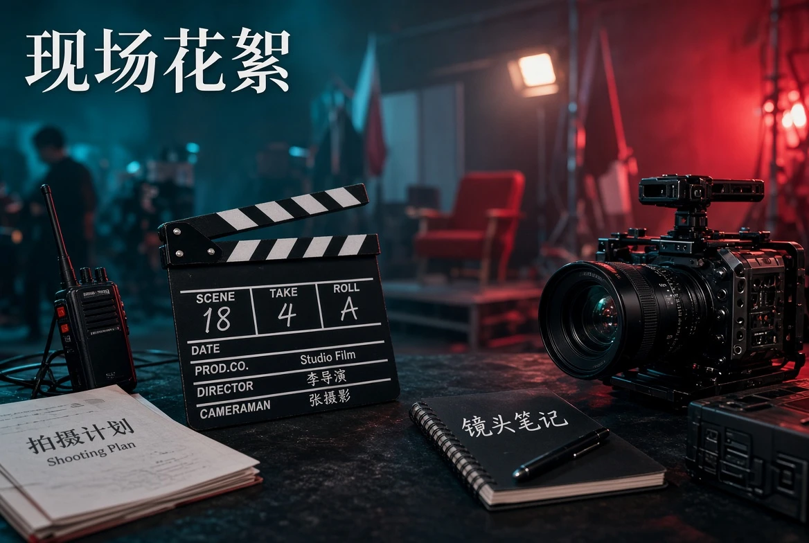 合法公开的活动现场与制作花絮主题画面